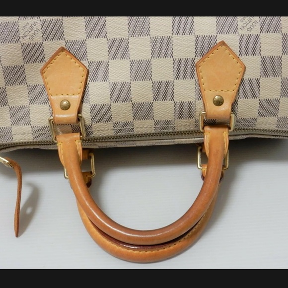 AUTHENTIC LOUIS VUITTON SPEEDY 30 LOCK PRELOVED - Picture 7 of 12
